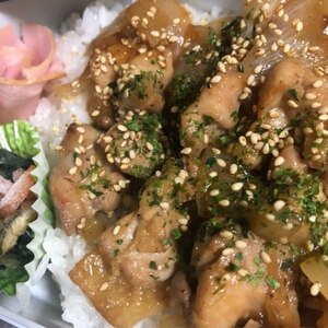 簡単ランチ♥鶏の照り焼き丼